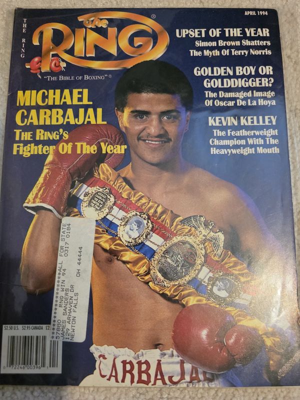 1994 RING MAGAZINE APRIL MICHAEL CARBAJAL