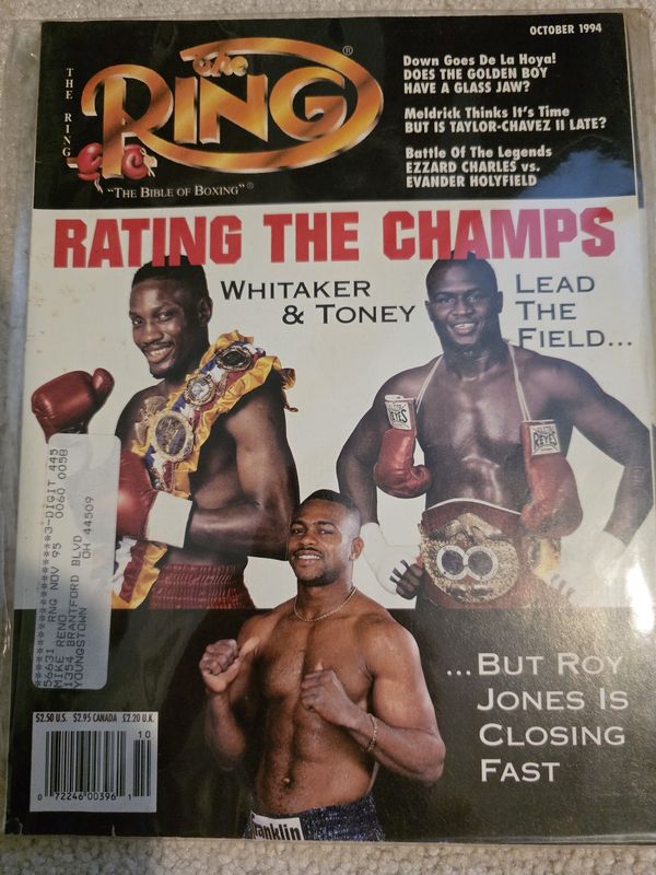 The Ring Boxing Magazine * October 1994 * Whitaker Toney Roy Jones