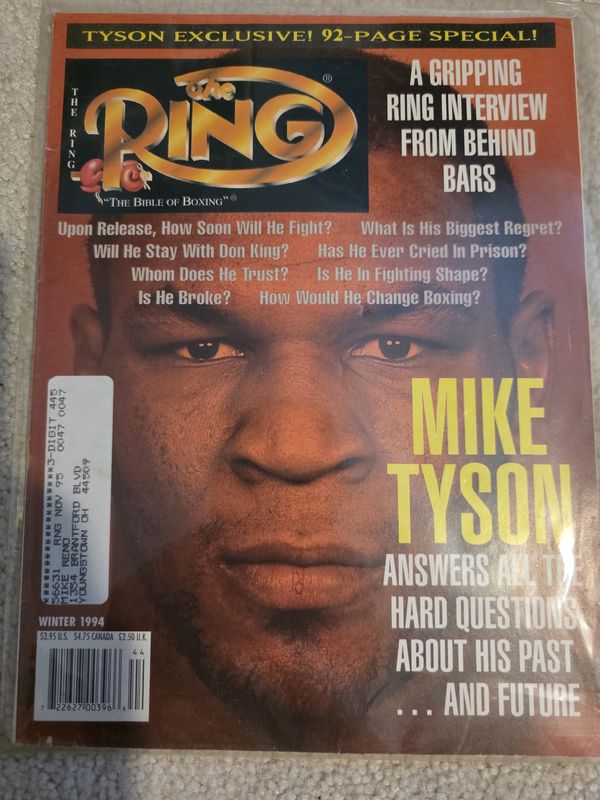 THE RING BOXING MAGAZINE WINTER 1994 MIKE TYSON EXCLUSIVE
