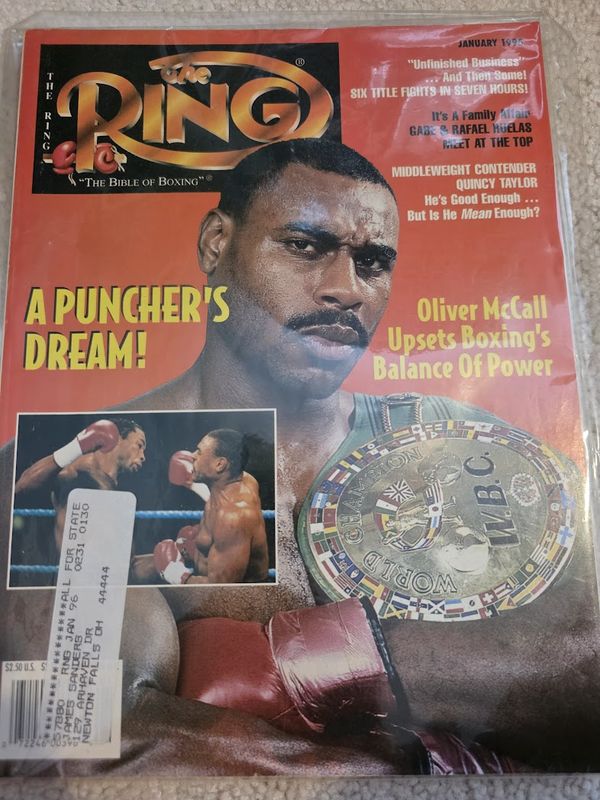 January 1995 The Ring Boxing Magazine – Oliver McCall