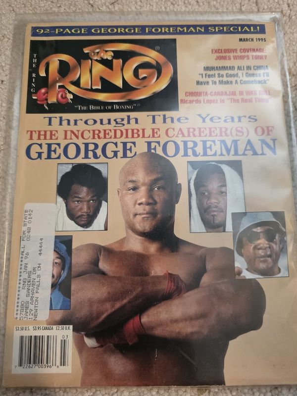1995 March , The Ring Magazine, George Forman