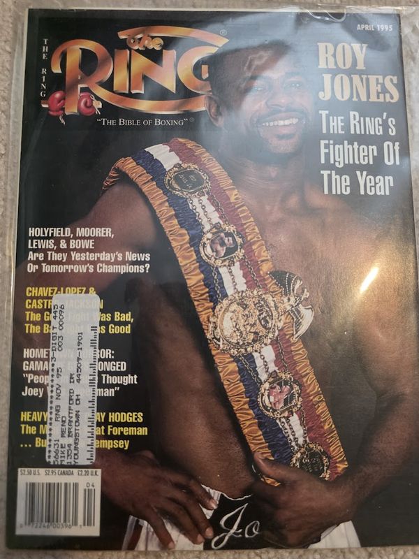 RING MAGAZINE APRIL 1995 ROY JONES