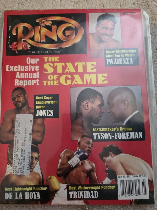The Ring Mag Mike Tyson Vs George Foreman May 1995