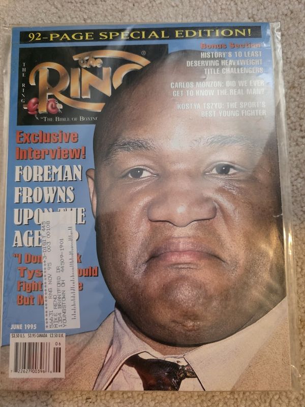 The Ring June 1995 Magazine George Foreman