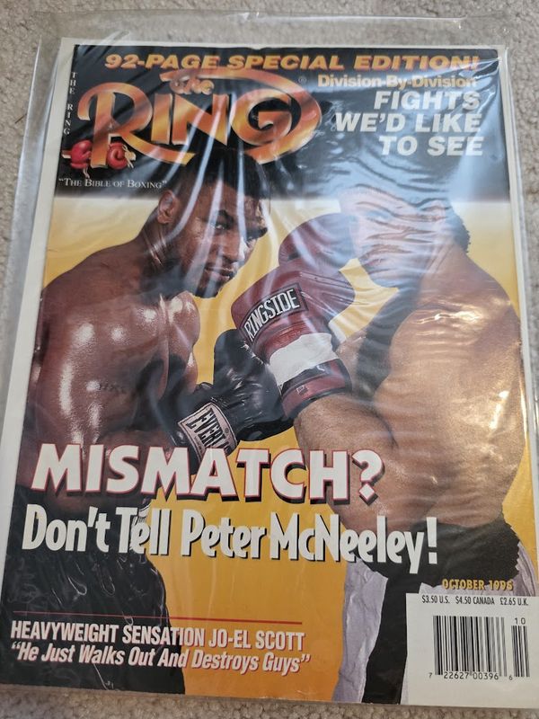 THE RING Boxing Magazine October 1995 Mike Tyson Peter McNeeley
