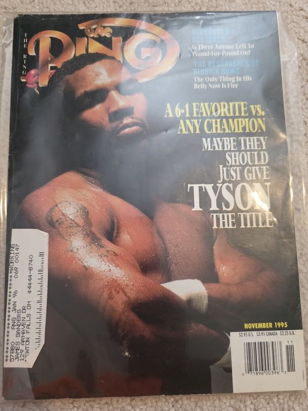 THE RING Boxing Magazine November 1995 Tyson