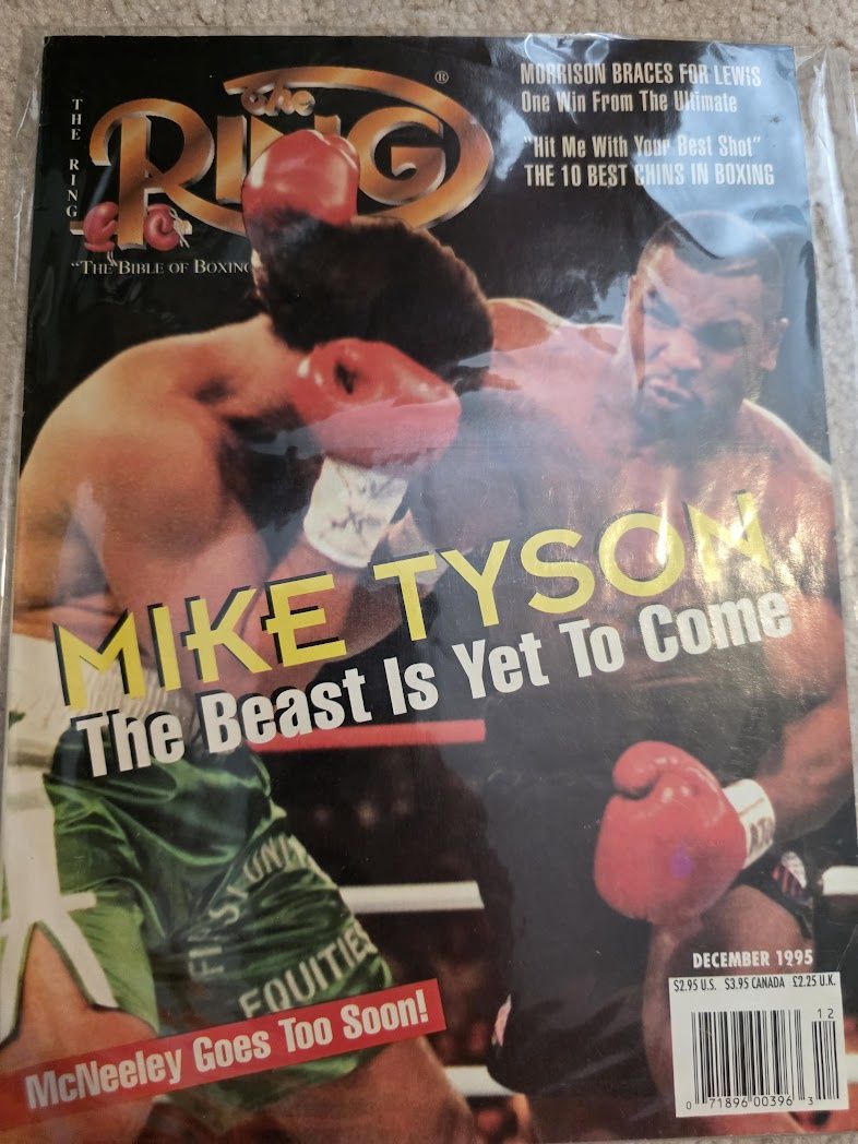 The Ring December 1995 Magazine Mike Tyson