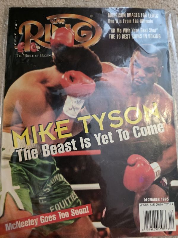 The Ring December 1995 Magazine Mike Tyson