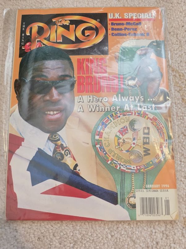 The Ring Bible of Boxing Magazine, January 1996, Bruno vs McCall