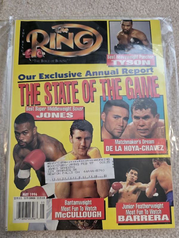 The Ring Magazine May 1996 Annual Report State of the Game Cover