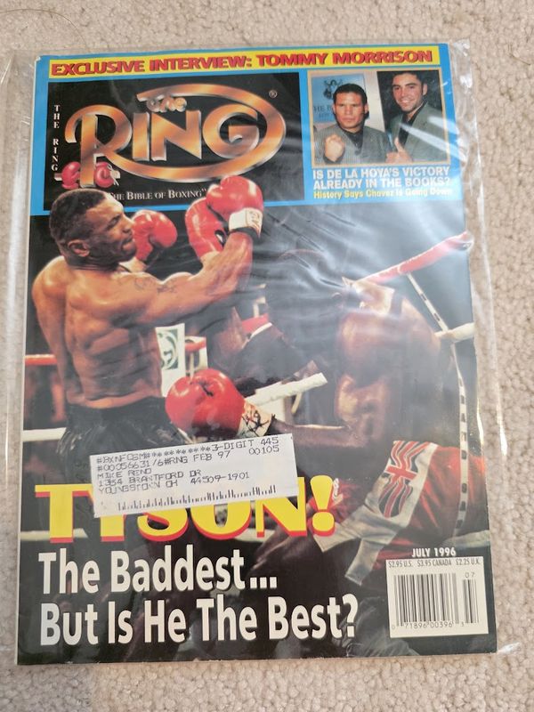 The Ring July 1996 Magazine Mike Tyson
