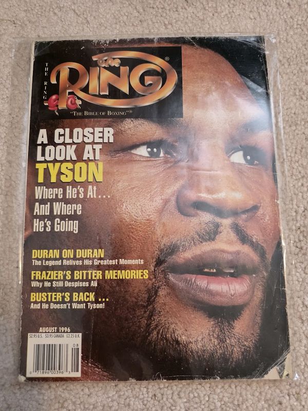 The Ring August 1996 Magazine Mike Tyson
