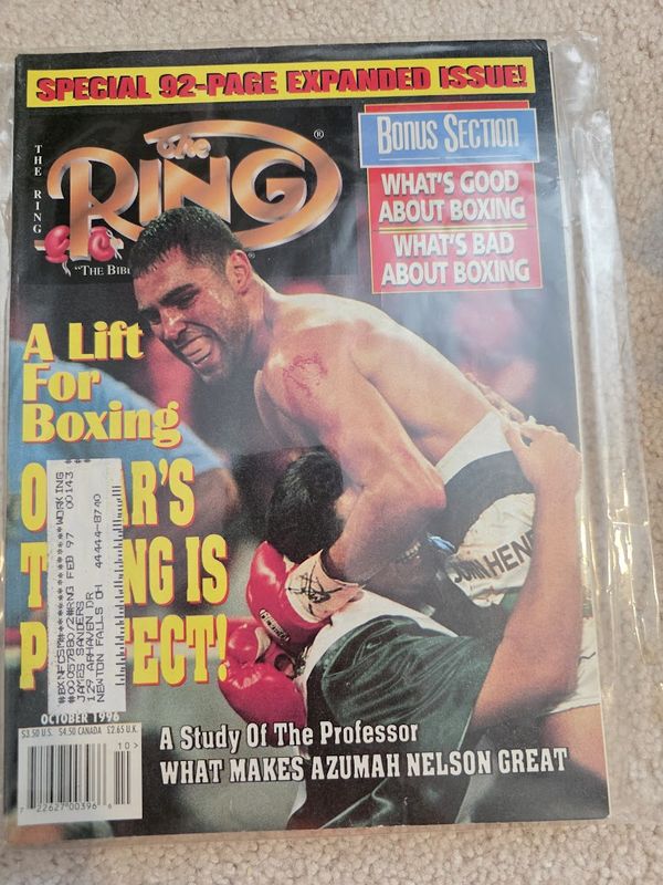 The Ring Boxing Magazine, October 1996, Oscar De La Hoya - Timing Is Perfect