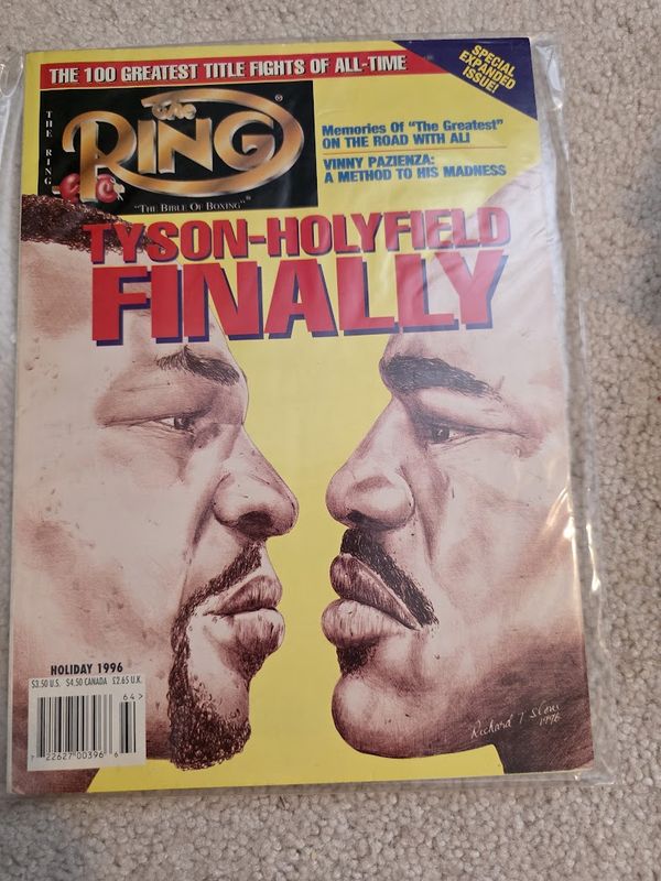 The Ring Holiday 1996 Magazine Mike Tyson, Evander Holyfield