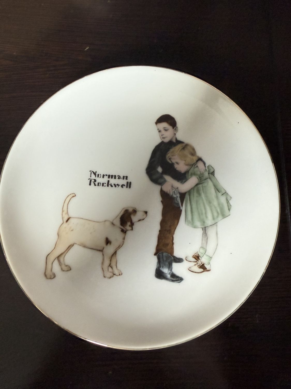 Norman Rockwell Big Brother Plate Collectors Limited Series