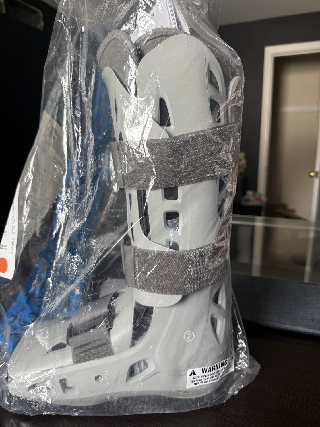 Aircast AirSelect Elite Medium Size Gray Walker Brace and Walking Boot
