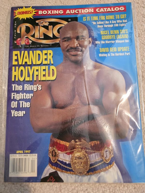 The Ring Magazine April 1997 Evander Holyfield