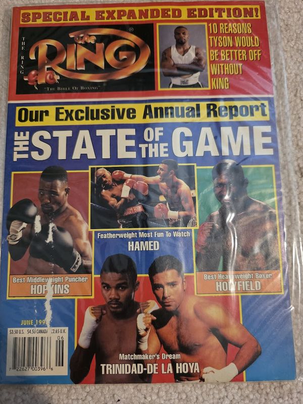 The Ring Magazine June 1998 State of the Game Annual Report Cover