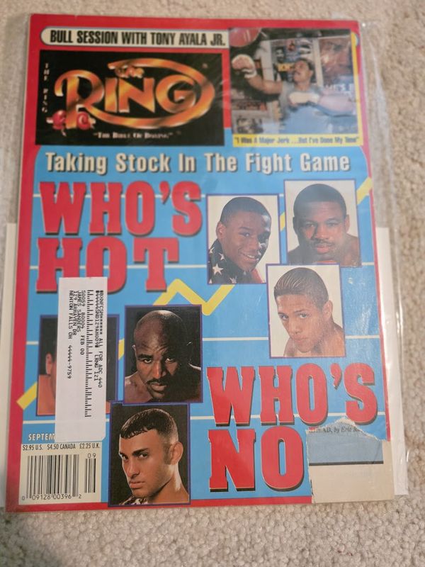 The Ring September 1999 Magazine Taking Stock in The Fight Game
