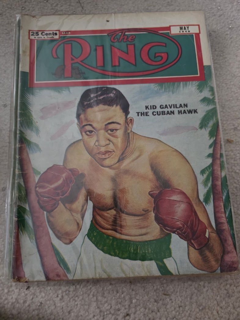 RING MAGAZINE 1949 MAY KID GAVILAN