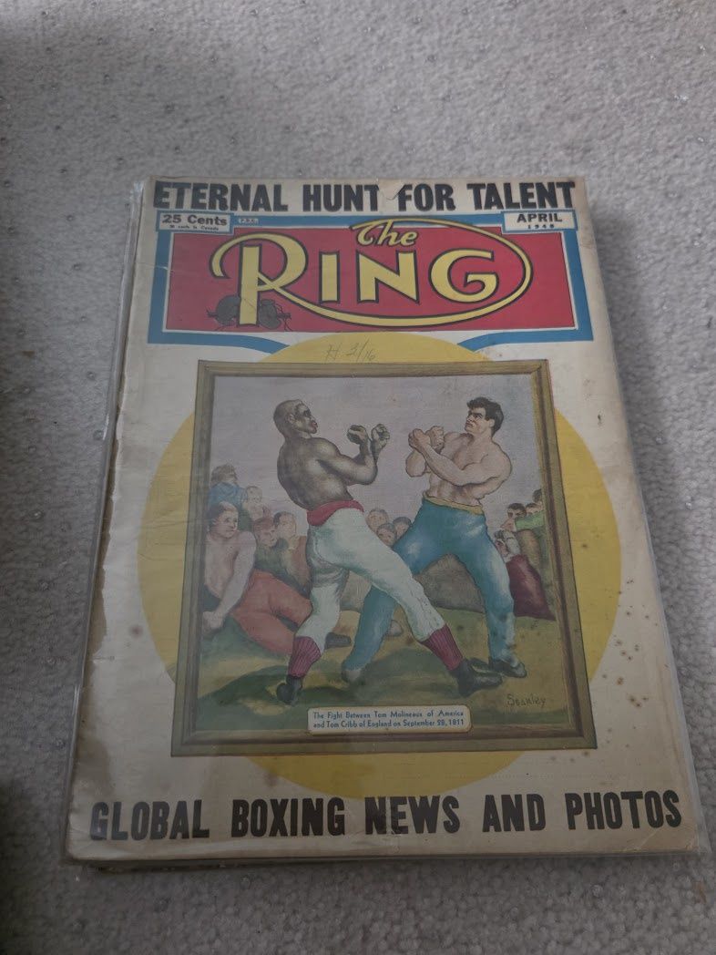 The Ring Magazine April 1948 Archie Moore Molineaux Cribb