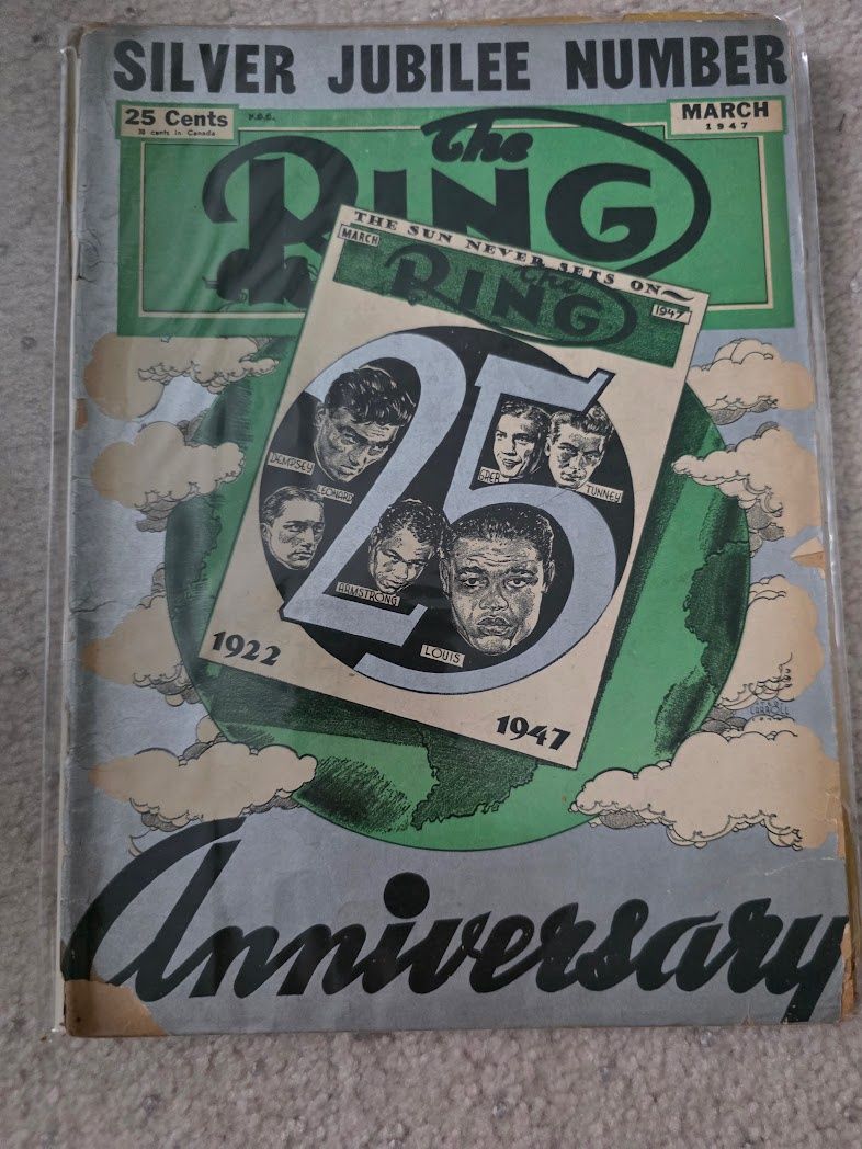 The RING March 1947 Boxing Magazine - Silver Jubilee