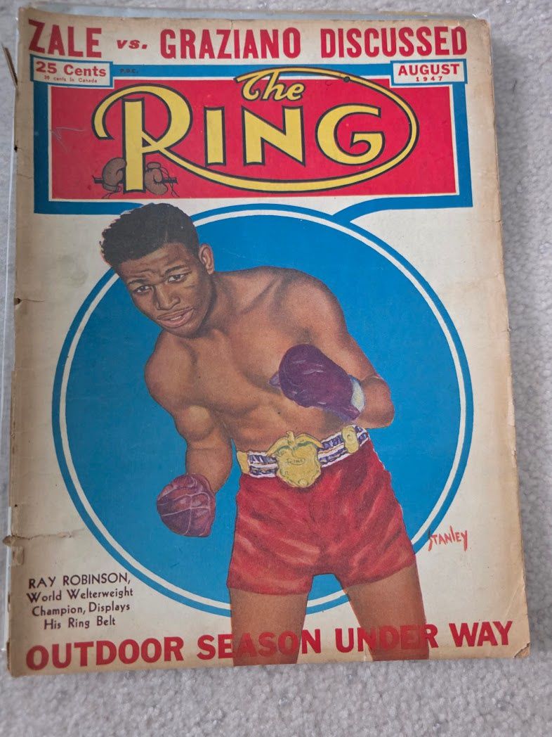 RING MAGAZINE 1947 AUGUST