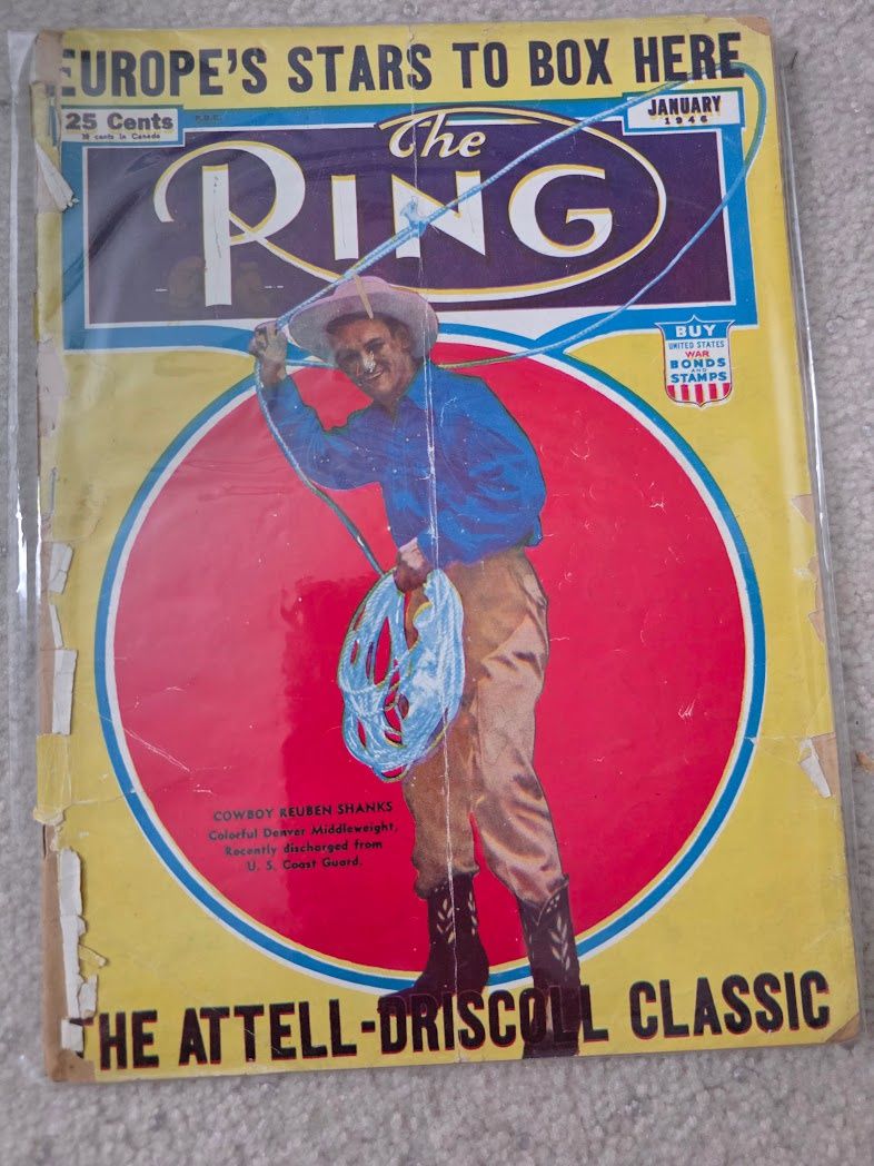 1946 JANUARY - The Ring Boxing Magazine – Reuben Shanks