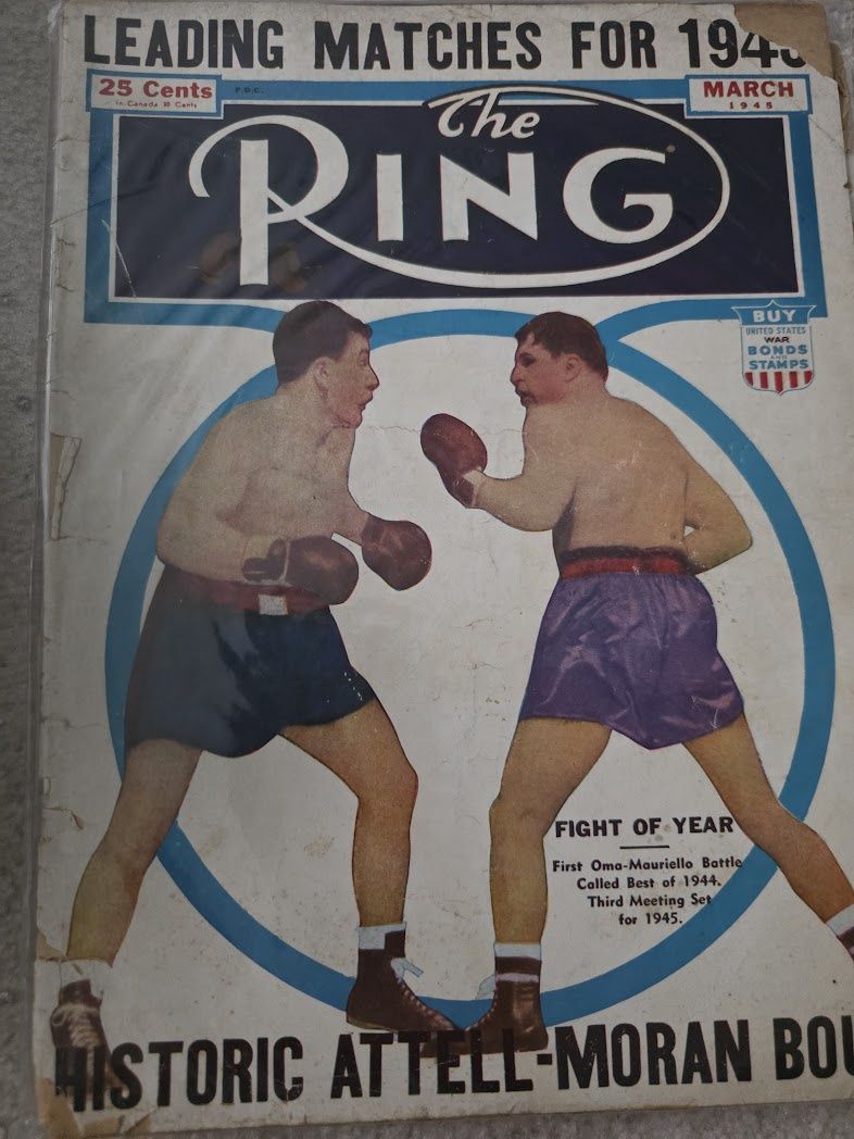 RING MAGAZINE 1945 MARCH