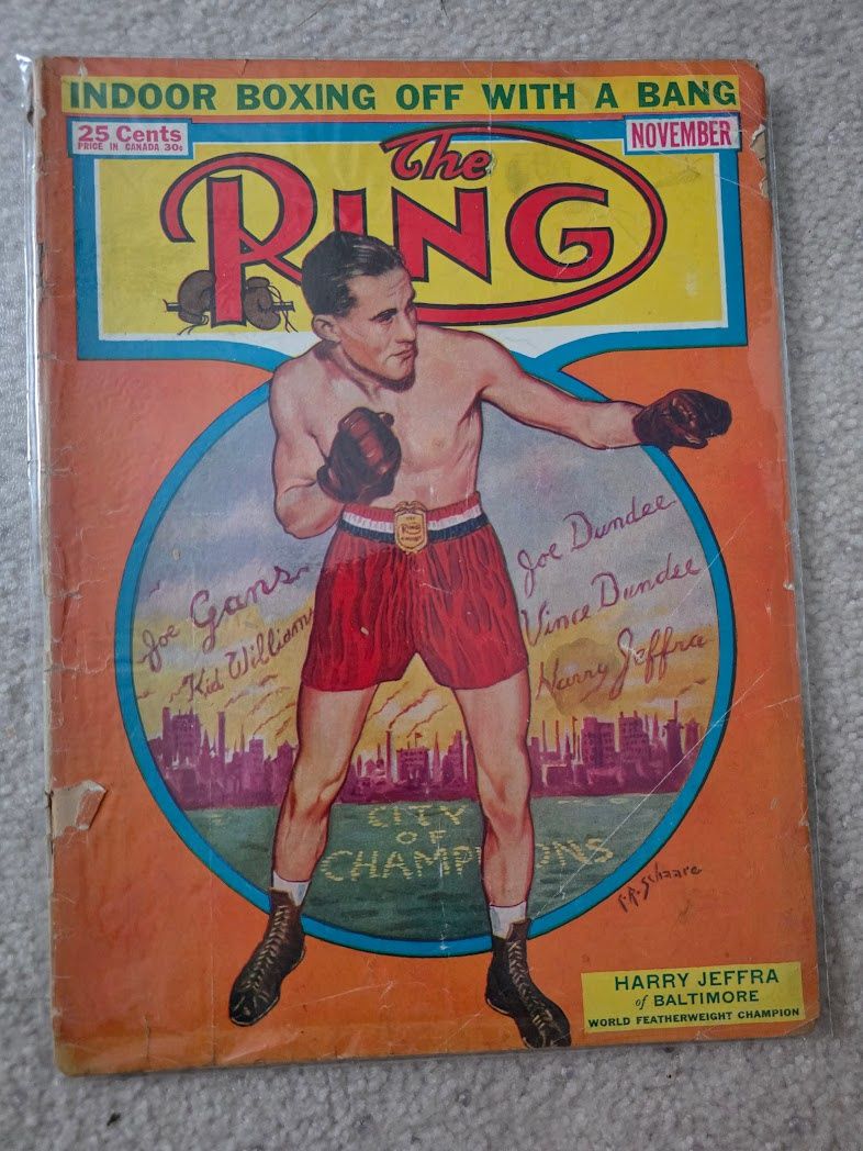 The Ring Boxing Magazine November 1940 Harry Jeffera
