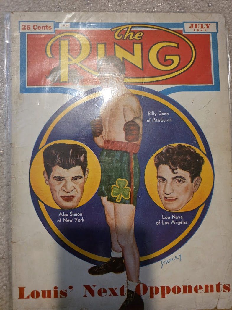 THE RING MAGAZINE 1941 JULY RARE