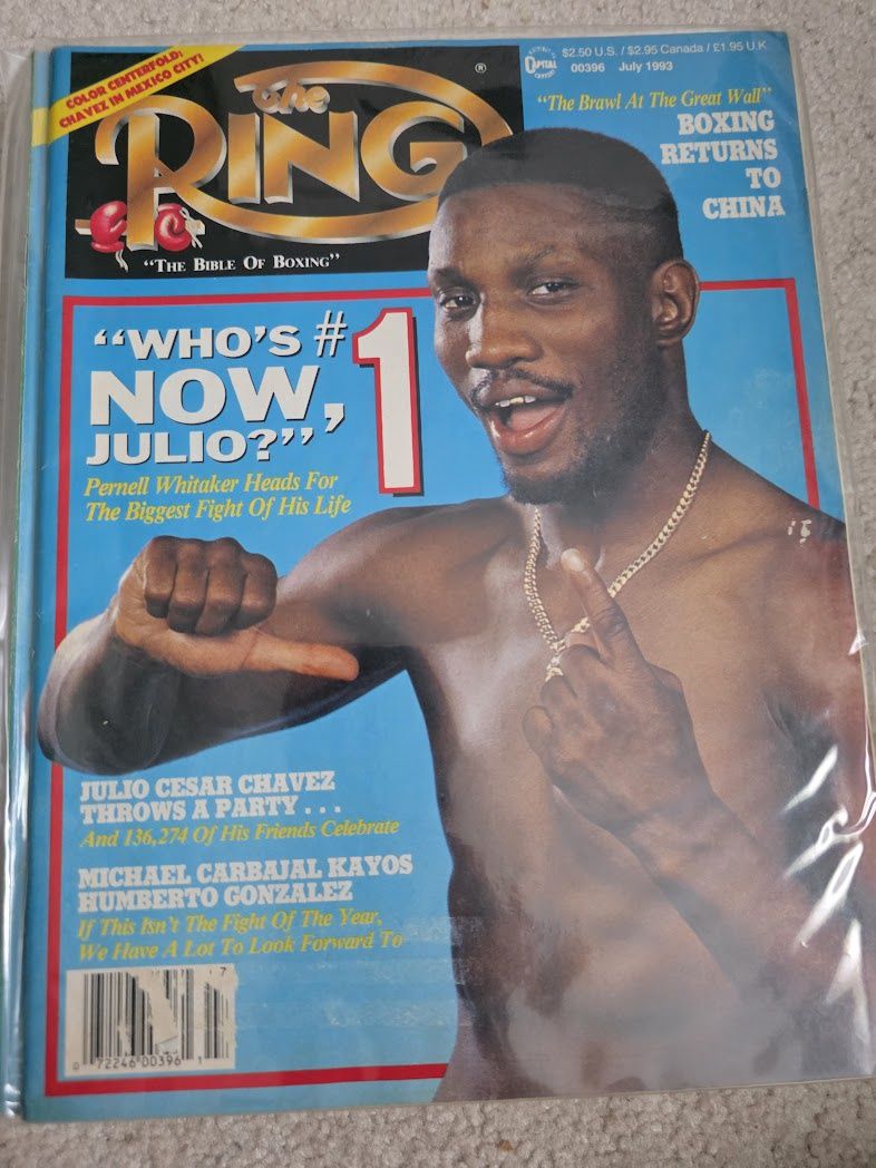 The Ring Magazine - &quot;WHO&#39;S #1 NOW JULIO?&quot; - July 1993
