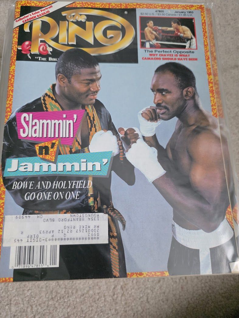 January 1993 The Ring Boxing Magazine – Bowe &amp; Holyfield Cover