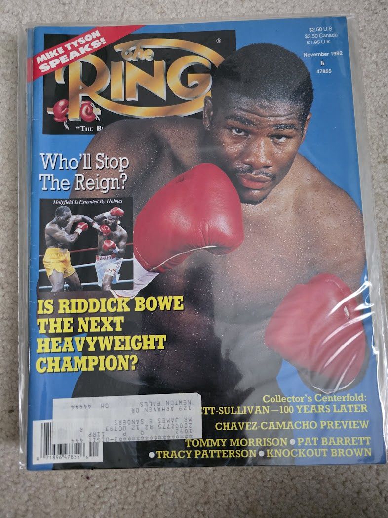Riddick Bowe November 1992 The RING Boxing Magazine