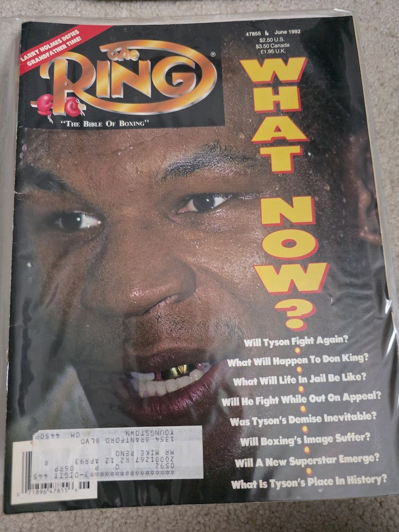 Mike Tyson - June 1992 RING Boxing Magazine