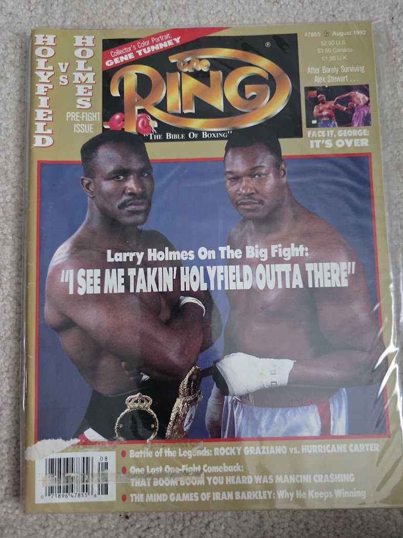 The Ring Boxing Magazine Larry Holmes Evander Holyfield1