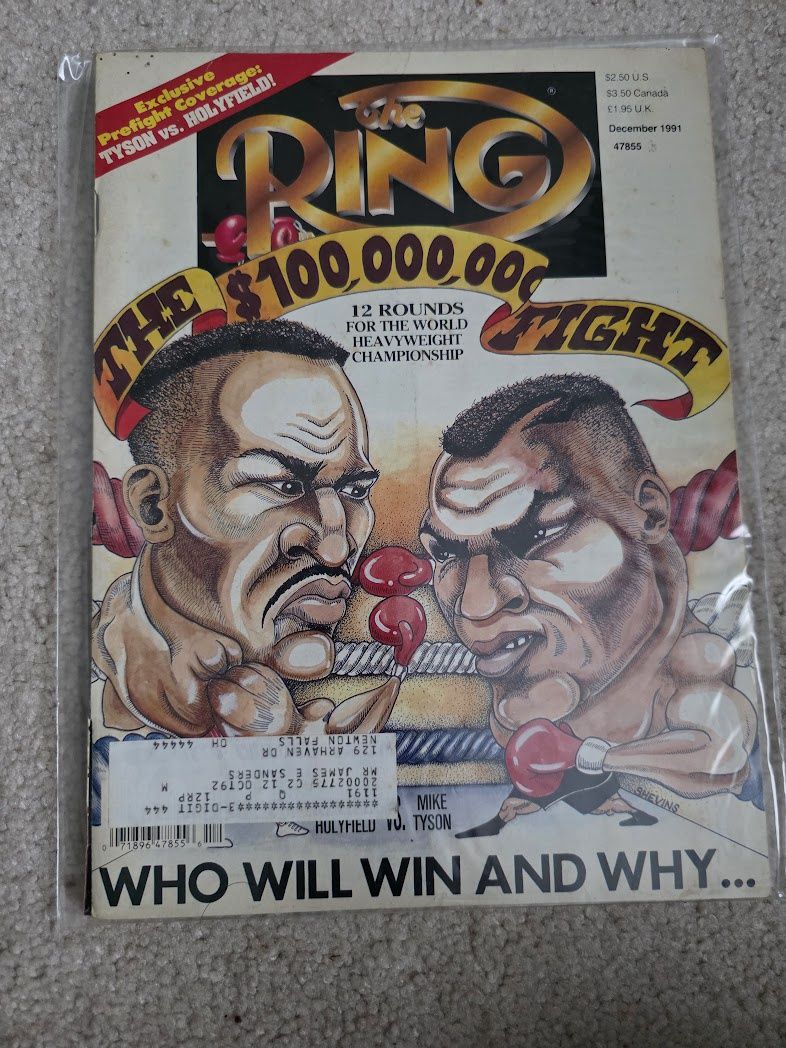THE RING Magazine-DECEMBER,1991 The $100M fight