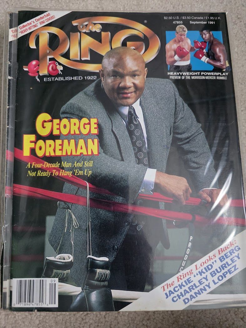 Ring Boxing Magazine September 1991 George Foreman