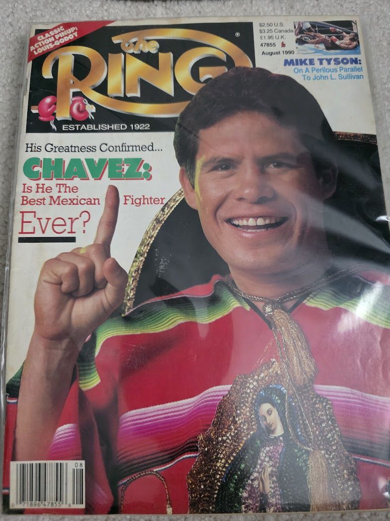 The Ring Boxing Magazine 1990 August