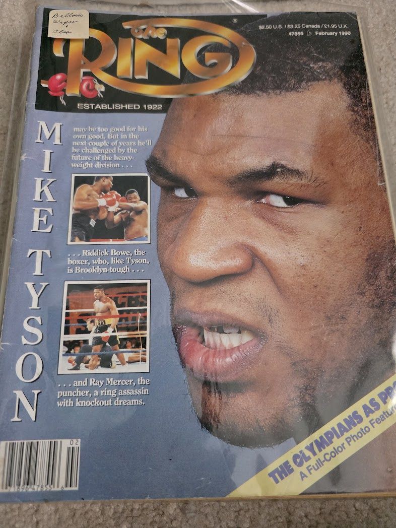 February 1990 The Ring Boxing Magazine – Mike Tyson