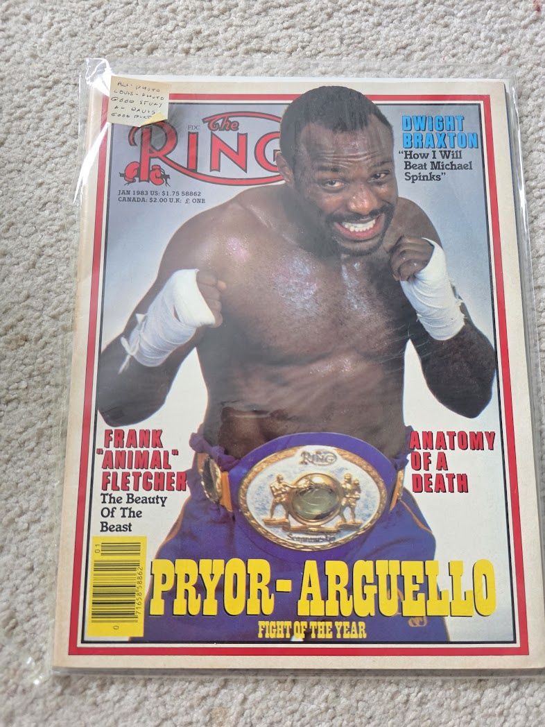 JANUARY 1983 THE RING BOXING MAGAZINE DWIGHT MUHAMMAD