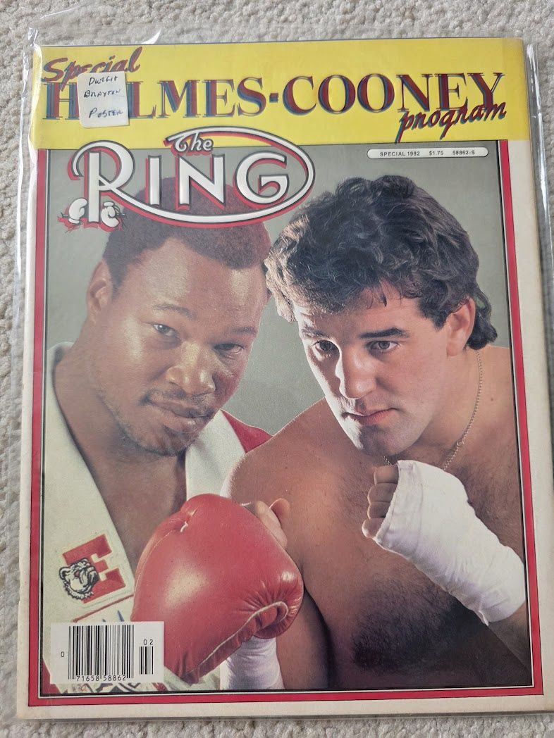 Larry Holmes Cooney Program The Ring Boxing Magazine Special 1982