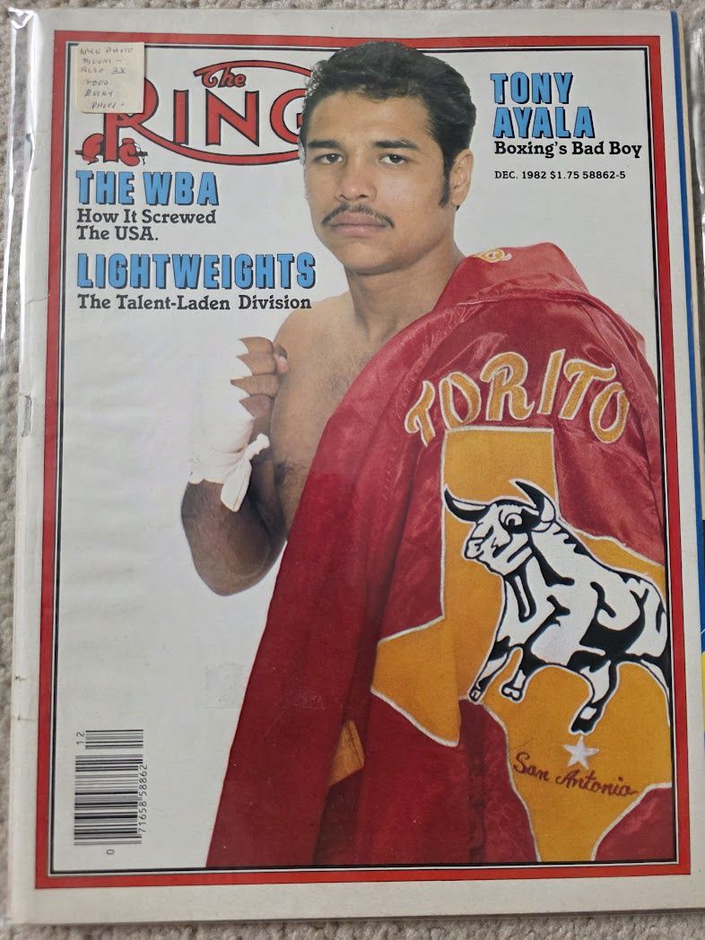 The Ring Boxing Magazine December 1982 Tony Ayala