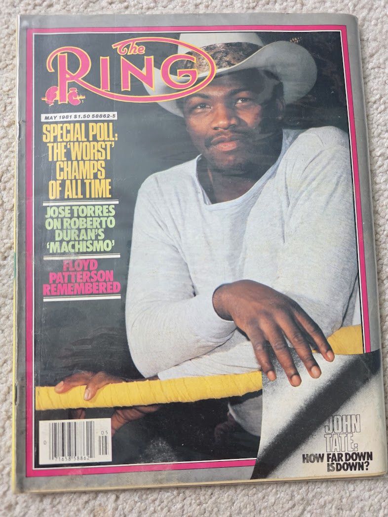 THE RING Boxing Magazine May 1981 John Tate Cover