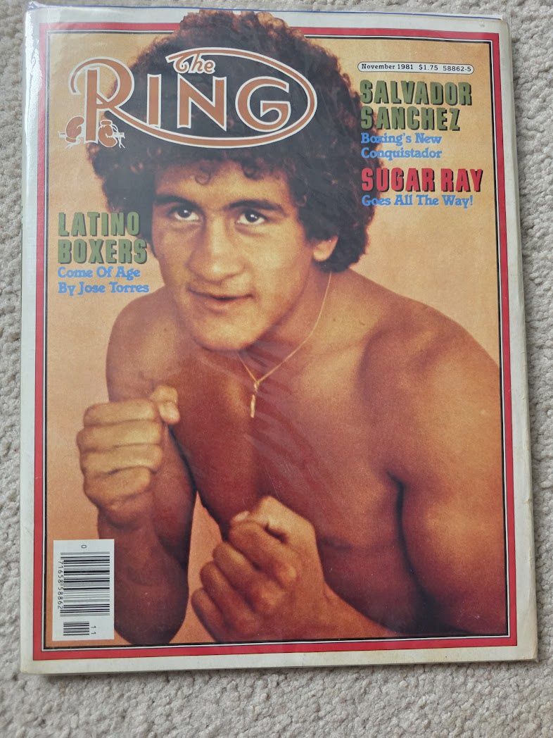 The Ring Boxing Magazine - November 1981 - Salvadore Sanchez