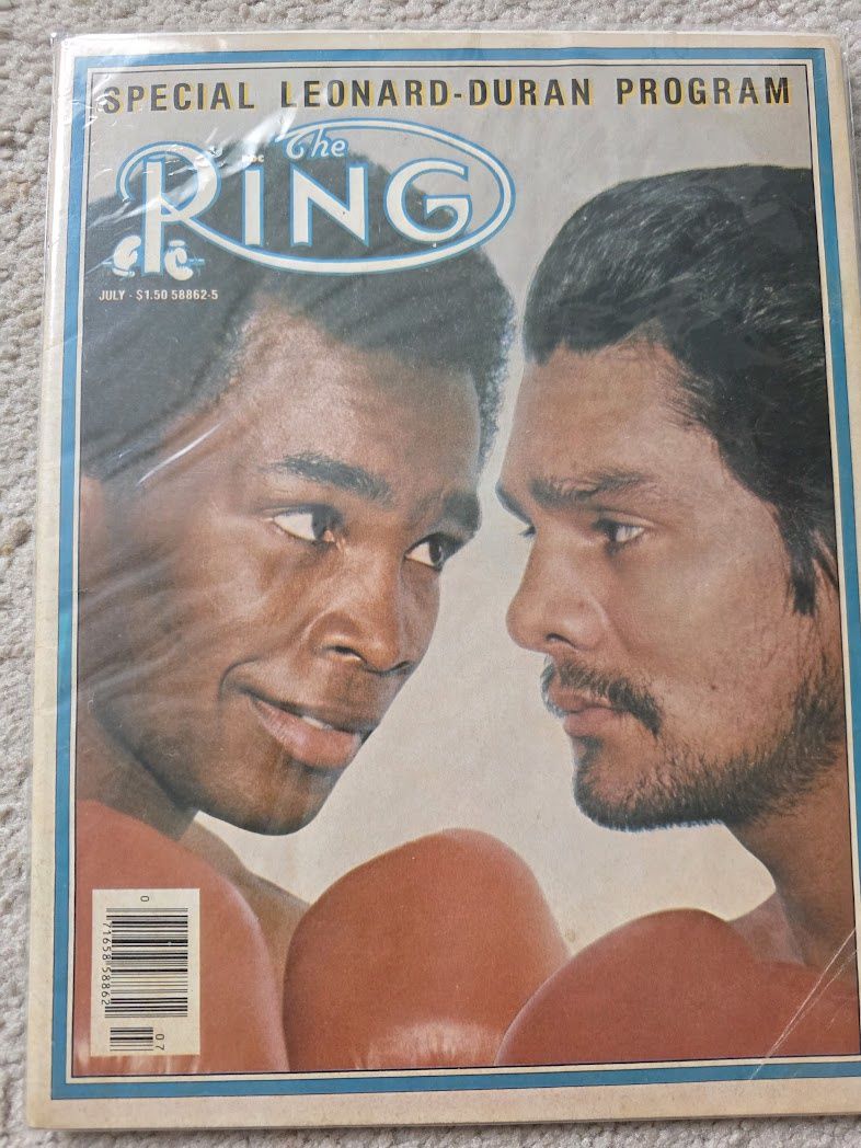 July 1980 The Ring Boxing Magazine – Leonard &amp; Duran