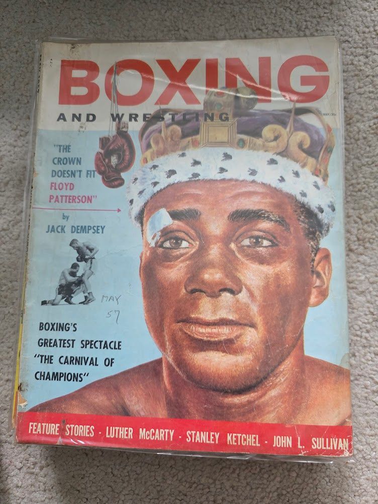 Boxing and Wrestling Magazine May 1957 Issue - Floyd Patterson