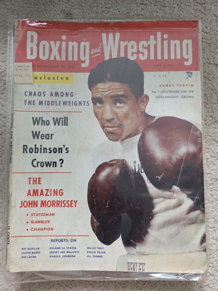boxing and wrestling magazine MAY 1953 RANDY TURPIN