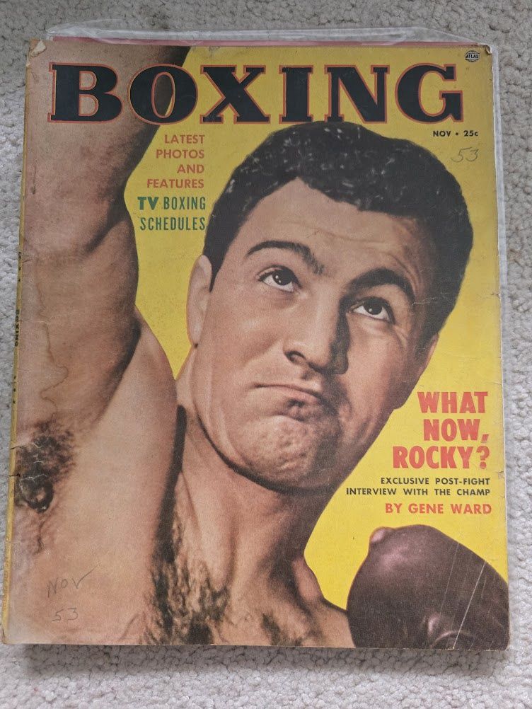 1953 ROCKY MARCIANO November BOXING Magazine