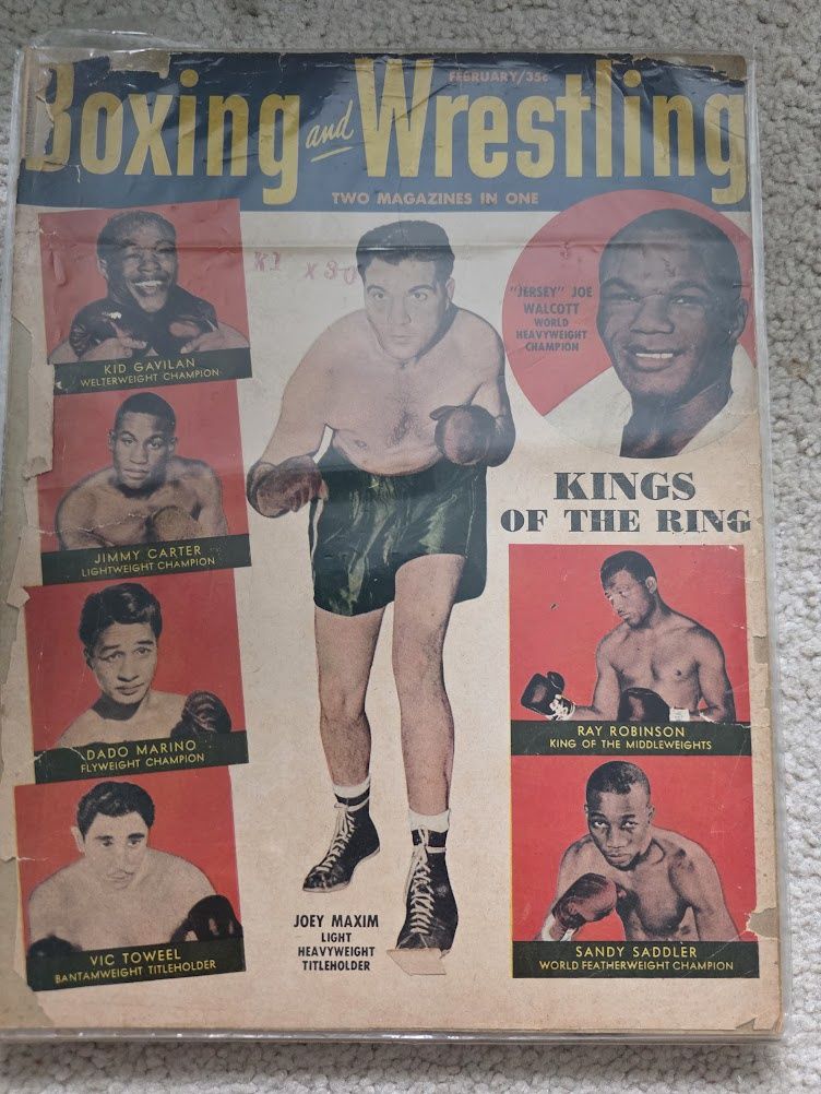 boxing and wrestling magazine FEBRUARY 1952
